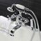 Kingston Brass KS228C Deck Mount Clawfoot Tub Faucet with Hand Shower, Polished Chrome KS228C - alternate 5